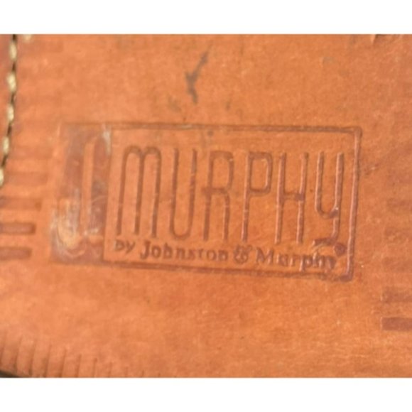 J. Murphy By Johnston & Murphy Men's Brown Leather Wingtip Oxfords Size 8.5M EUC - Picture 8 of 10